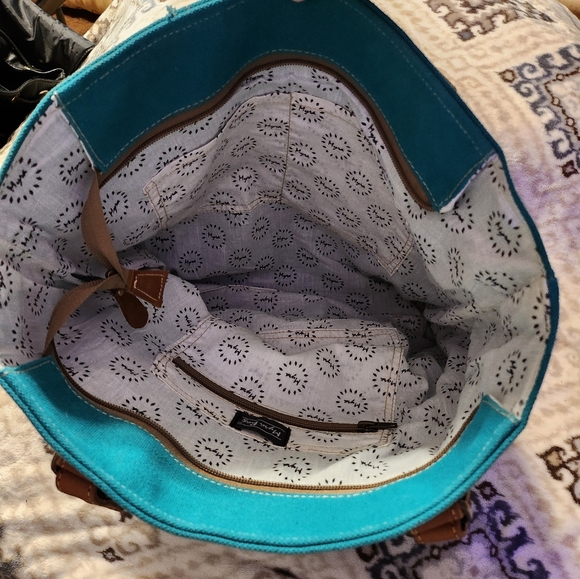 Eight day bag, jean fabric - Picture 5 of 9